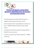 Florida Life & Health Insurance Exam 2025&sol;2026 &ndash; 240&plus; Verified Q&A on Annuities&comma; Medicare&comma; Long-Term Care&comma; Licensing Laws & Policy Provisions