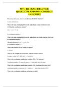 MTL 200 EXAM PRACTICE QUESTIONS AND 100&percnt; CORRECT ANSWERS