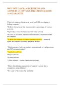 WGU D075 OA EXAM QUESTIONS AND ANSWERS LATEST 2025-2026 UPDATE &vert;GRADE A&plus; GUARANTEE
