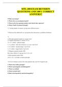 MTL 200 EXAM REVISION QUESTIONS AND 100&percnt; CORRECT ANSWERS