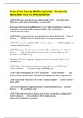 Santa Clara County EMS Study Guide &ndash; Essentials Questions With Verified Solutions