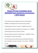 Ontario Private Investigator Exam 2025&sol;2026 &ndash; 200&plus; Solved Questions on PSISA Law&comma; Surveillance&comma; Evidence Collection&comma; Criminal Code&comma; Privacy Acts & Undercover Operations