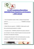 130&plus; UST Installation & Retrofitting Exam Questions with Answers &vert; 2025&sol;2026 &vert; Tank Handling&comma; Piping&comma; Backfill&comma; Testing&comma; Overfill Protection & More