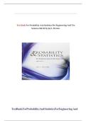 Test Bank For Probability And Statistics For Engineering And The Sciences 8th Edition by Jay L&period; Devore