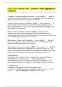 Santa Clara County Exam&ndash; Questions With Appropriate Solutions