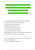 HESI MED SURG QUESTIONS & ANSWERS &ndash;  MIAMI DADE COLLEGE &vert;&vert; 2025&sol;2026 VERIFIED  COMPLETE EXAM Q&A &vert;&vert; 100&percnt; PASS  GUARANTEED <LATEST VERSION> 