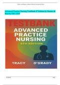 NSG 3039 Hamric And Hanson's Advanced Practice Nursing TestBank 6th Edition by Hamric &  Hanson UPdated latest TestBank Graded A&plus;