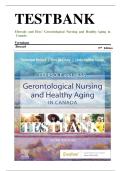 Test Bank for Ebersole and Hess Gerontological Nursing and Healthy Aging in Canada&comma; 3rd Edition by Veronique Boscart Chapter 1-28