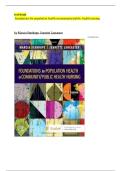 Test Bank Foundations For Population Health In Community&sol;Public Health Nursing By Marcia Stanhope&comma; Jeanette Lancaster&comma; 6th edition 2025 Latest corrected version&period;