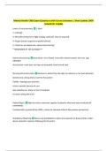 Mental Health CMS Exam Questions with Correct Answers &vert; New Update 100&percnt;  Solved &lpar;A&plus; Grade&rpar;