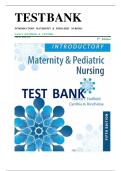 Test Bank for Introductory Maternity & Pediatric Nursing&comma; 5th Edition by Nancy Hatfield & Cynthia Kincheloe &ndash; Chapter 1&ndash;42 MCQs with Answers & Rationales