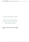 Test Bank for Davis Advantage for Maternal Newborn Nursing&semi; Critical Components of Nursing Care 4th Edition by Connie Durham and Roberta Chapman &lpar;NEWEST 2025&rpar;