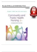 Test bank for community public health nursing evidence for practice 3rd edition demarco walsh| latest updated version