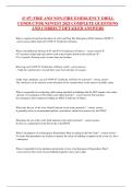 F-07 Fire and Non-Fire Emergency Drill Conductor Exam 2025 &ndash; Complete Questions with Correct Detailed Answers &lpar;Newest Edition&rpar;
