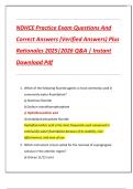 NDHCE Practice Exam Questions And  Correct Answers &lpar;Verified Answers&rpar; Plus  Rationales 2025&vert;2026 Q&A &vert; Instant  Download Pdf 