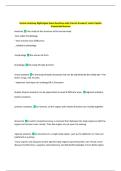 Human Anatomy Nightingale Exam Questions with Correct Answers&vert; Latest Update  Guaranteed Success 