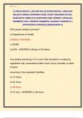 FLORIDA DENTAL LAW AND RULES EXAM &sol;DENTAL LAWS AND  RULES FLORIDA LICENSING EXAM LATEST 2025&sol;2026 ACTUAL  EXAM WITH COMPLETE QUESTIONS AND CORRECT DETAILED  ANSWERS &lpar;100&percnt; VERIFIED ANSWERS&rpar; &vert;ALREADY GRADED A&plus;&vert;  &vert;&vert;PROFESSOR VERIFIED&vert;&vert; &vert;&vert;BRANDNEW&excl;&excl;&excl;&vert;&vert;