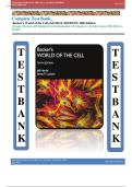 Becker's World of the Cell&comma;&lpar;GLOBAL EDITION&rpar; 10th Edition &lpar;Gregory Bertoni&comma; Jeff Hardin & Lewis Kleinsmith&rpar; All Chapters 1-26 &lpar;Q&A&rpar; latest 2025-2026 A&plus; graded