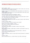 3P HIGH STAKES EXAM Q AND A