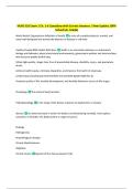 NURS 518 Exam 1 Ch&period; 1-6 Questions with Correct Answers &vert; New Update 100&percnt;  Solved &lpar;A&plus; Grade&rpar; 