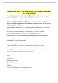 NURS 518 Exam 1 Ch&period; 1-6 Exam Questions with Correct Answers &vert; New Update  100&percnt; Solved &lpar;A&plus; Grade&rpar; 