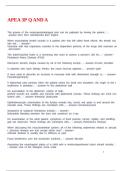 APEA 3P Q AND A