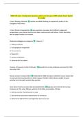 NURS 215 Exam 1 Study Guide Questions with Correct Answers 100&percnt; Solved&vert; Latest Update  &lpar;A&plus; Grade&rpar; 