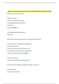NUR 215 - Exam 3 Questions with Correct Answers 100&percnt; Solved&vert; Latest Update &lpar;A&plus; Grade&rpar; 