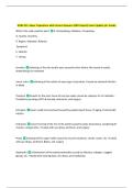 NURS 215- Exam 1 Questions with Correct Answers 100&percnt; Solved&vert; Latest Update &lpar;A&plus; Grade&rpar; 