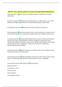 NURS 335 - Exam 1 Questions with Correct Answers&vert; New Update 100&percnt; Verified &lpar;Grade A&plus;&rpar; 