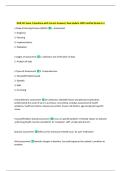 NUR 335 Exam 1 Questions with Correct Answers&vert; New Update 100&percnt; Verified &lpar;Grade A&plus;&rpar; 