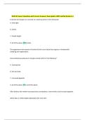 NUR 335 Exam 3 Questions with Correct Answers&vert; New Update 100&percnt; Verified &lpar;Grade A&plus;&rpar; 