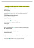 NUR 335 Exam 5 Questions with Correct Answers&vert; New Update 100&percnt; Verified &lpar;Grade A&plus;&rpar; 