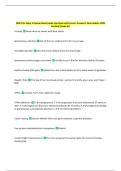 NUR 335&colon; Exam 1 Review Study Guide Questions with Correct Answers&vert; New Update 100&percnt;  Verified &lpar;Grade A&plus;&rpar; 