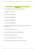 Nur 335 Maternal Health Exam 1 Questions with Correct Answers&vert; New Update 100&percnt;  Verified &lpar;Grade A&plus;&rpar; 