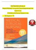 TEST BANK FOR Medical-Surgical Nursing&colon; Concepts for Clinical Judgment and Collaborative Care 11th edition by Donna D&period; Ignatavicius ISBN&colon; 978-0323878265 COMPLETE GUIDE WITH RATIONALES 100&percnt; VERIFIED A&plus; GRADE ASSURED&excl;&excl;&excl;&excl;NEW LATEST UPDATE&excl;&excl;&excl;&excl;&excl;&excl;