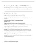 The Fair Housing Act&colon; Ultimate Study Guide &lpar;2025&sol;2026 Syllabus&rpar; Core Concept&colon; The Fair Housing Act &lpar;FHA&rpar; is a federal law that prohibits discrimination