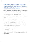 ELABORATED EXIT HESI &lpar;Latest 2025&sol; 2026 Update&rpar; Questions And Answers &vert; Grade A&vert; 100&percnt; Correct &lpar;Verified Answers&rpar;