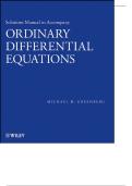 Ordinary Differential Equations &ndash; Solutions Manual &lpar;Michael D&period; Greenberg&rpar; &vert; Complete Worked Solutions