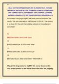 REAL ESTATE EXPRESS COLORADO CLOSINGS FINAL VERSION  1&2 LATEST 2025&sol;2026 ACTUAL EXAM WITH COMPLETE QUESTIONS  AND CORRECT DETAILED ANSWERS &lpar;100&percnt; VERIFIED ANSWERS&rpar;  &vert;ALREADY GRADED A&plus;&vert; &vert;&vert;PROFESSOR VERIFIED&vert;&vert; &vert;&vert;BRANDNEW&excl;&excl;&excl;&vert;&vert;