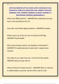 USPS SSA WINDOW ACTUAL EXAM LATEST 2025&sol;2026 ACTUAL  EXAM WITH COMPLETE QUESTIONS AND CORRECT DETAILED  ANSWERS &lpar;100&percnt; VERIFIED ANSWERS&rpar; &vert;ALREADY GRADED A&plus;&vert;  &vert;&vert;PROFESSOR VERIFIED&vert;&vert; &vert;&vert;BRANDNEW&excl;&excl;&excl;&vert;&vert;