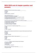 WGU D033 end of chapter question and answers&period;