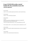 Exam 3 NURS 630 &lpar;cardiac&comma; mental health&comma; MS&comma; HA&comma; metabolic&rpar; exam with correct answers&period;