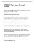 NURS 630 Test 1 exam with correct answers&period;