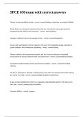 SPCE 630 exam with correct answers&period;