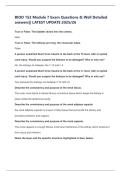BIOD 152 Module 7 Exam Questions & Well Detailed answers&vert;&vert; LATEST UPDATE 2025&sol;26