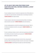 ATI PN ADULT MED SURG PROCTORED EXAM QUESTIONS AND WELL-DEFINED ANSWERS &vert;&vert; LATEST UPDATE 2025&sol;26