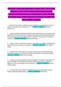 Portage Learning Statistics CNSL 503&comma; The t-Test Module 5 The t-Test 2025-2026 Most Recent Version Comprehensive Questions and Verified Answers Accurate Solutions Already Graded A&plus; Get it 100&percnt; Correct