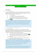 Nursing 251 Comprehensive Exam Modules Latest Questions and Answers with Rationales&period;