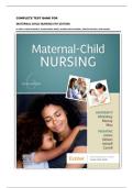 Complete Test Bank For Maternal-Child Nursing 6th Edition By Emily Slone Mckinney&comma; Susan Rowen James&comma; Sharon Smith Murray&comma; Kristine Nelson&comma; Jean Ashwill 